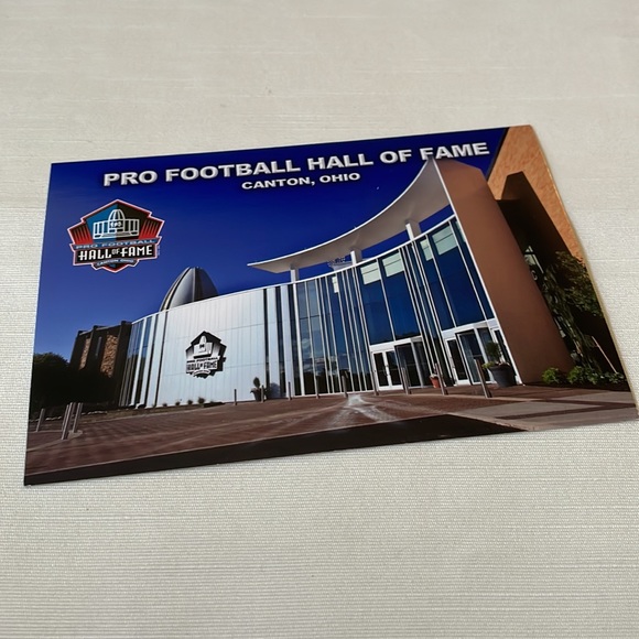Post card unused new travel Pro football Hall of Fame Canton Ohio - Picture 4 of 4